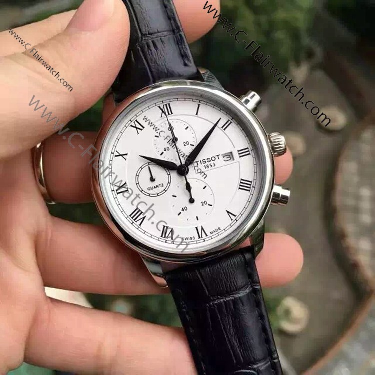 New Replica Tissot T085 Watch White Chronograph